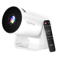 Lifelong Electronics Lightbeam Smart Projector | Android, 1080P& 4K Ultra Support, 3000 Lumens, 720p Native | for Room & Outdoors | All OTT Apps | WiFi/BT, Mirroring, USB, HDMI, 180°, Speakers